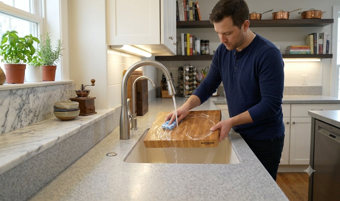 How to Remove Stains and Odors From a Wood Cutting Board