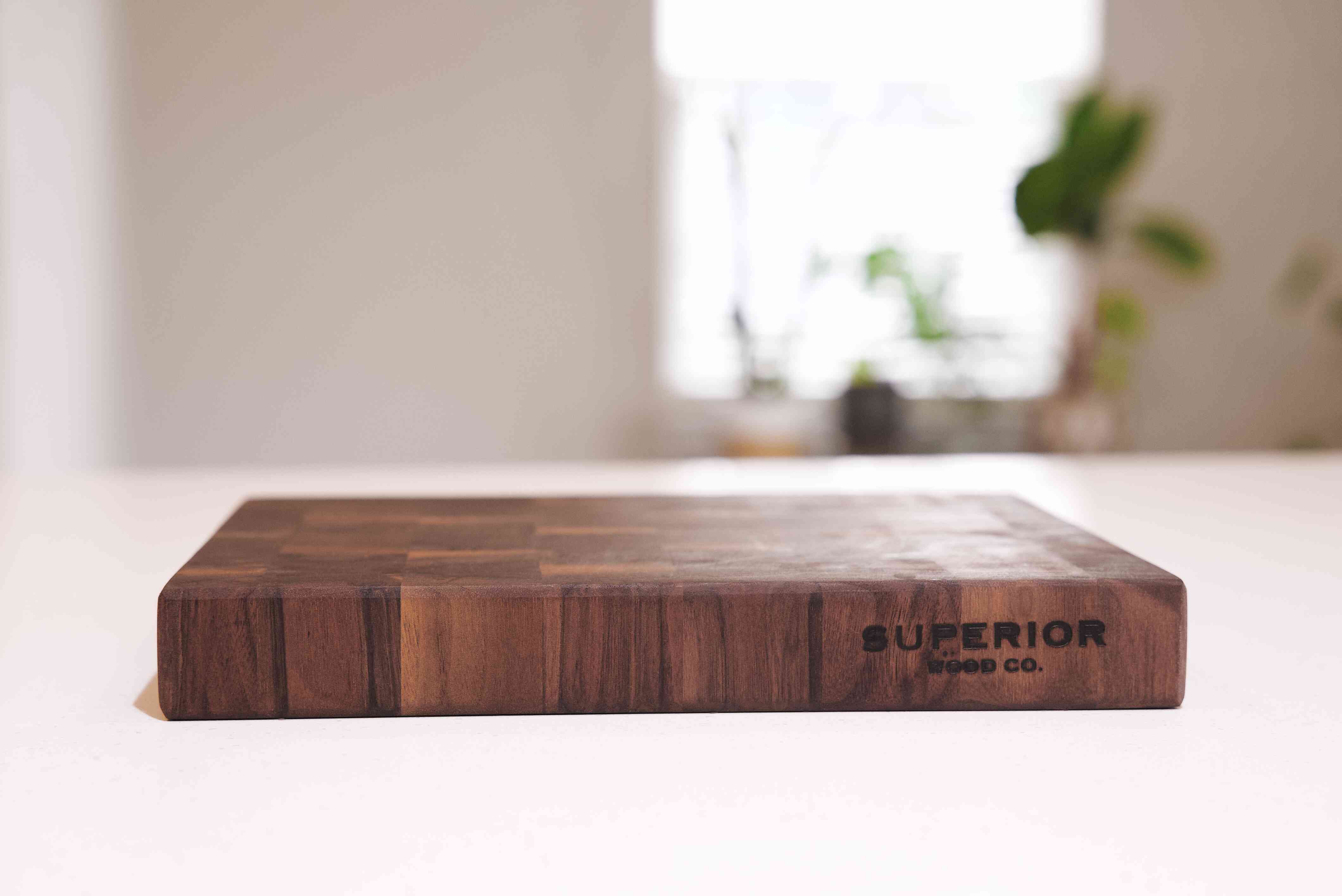 Medium walnut end grain cutting board
